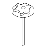 74810JY04A - : Woofer Clamp for Nissan Image