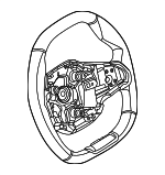 32305A8A8C4 - : Steering Wheel for BMW: 430i, 430i xDrive, M4, M440i, M440i xDrive Image