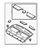 HP5Z5446668LB - Body: Package Tray for Lincoln: MKZ Image