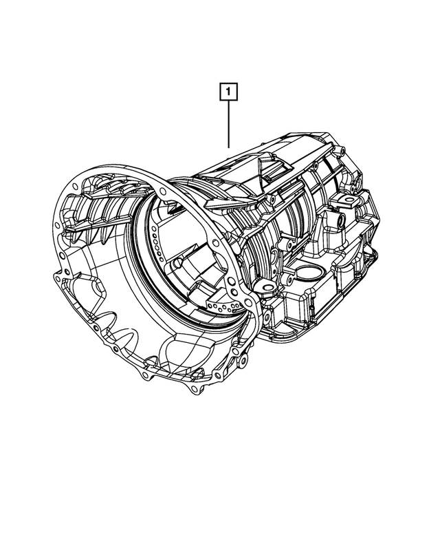 5189883AC - 545RFE; 5-Speed; Automatic Transmission: Transmission Case Package for Mopar Image