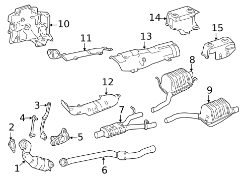 Exhaust Components for 2014 Mercedes-Benz SLK250 #0