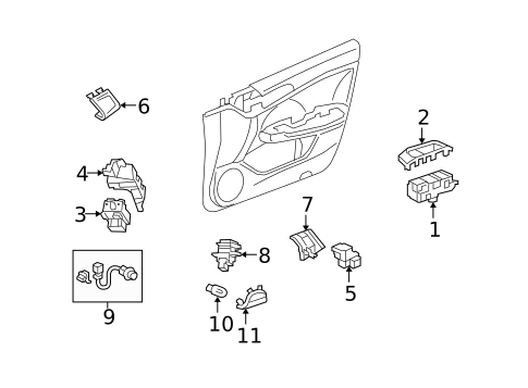Power Seats for 2010 Acura TSX #2