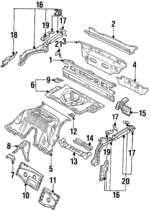 7551146P00 - : Side Member Assembly for Nissan Image