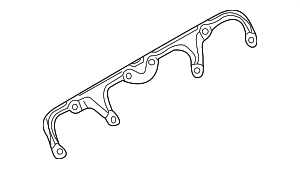 11627587469 - : Exhaust Manifold Mount Bracket for BMW: 550i, 550i GT, 550i GT xDrive, 550i xDrive, 650i, 650i Gran Coupe, 650i xDrive, 650i xDrive Gran Coupe, 750i, 750i xDrive, 750Li, 750Li xDrive, Alpina B8 Gran Coupe, Alpina XB7, M550i xDrive, M850i xDrive, M850i xDrive Gran Coupe, X5, X6, X7 Image