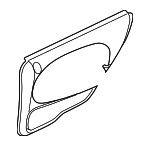 XB481L5AA - : Door Trim Panel for Chrysler: Concorde | Dodge: Intrepid Image