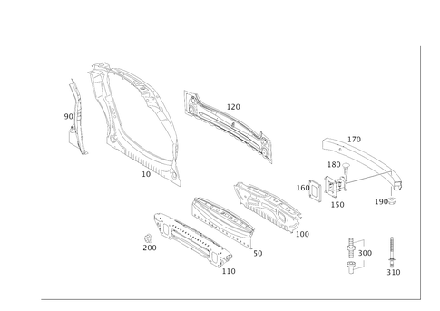 Rear End for 2011 Mercedes-Benz GL550 #0