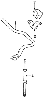 4881134010 - Suspension: Stabilizer Bar for Toyota Image image