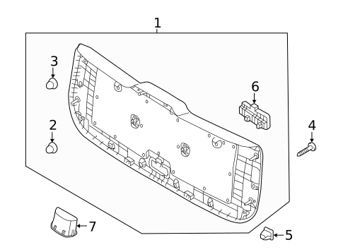 Interior Trim for 2016 Kia Soul EV #0
