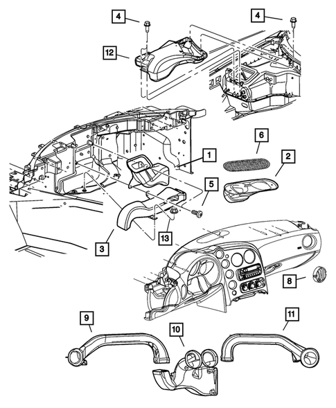 Air Ducts for 2010 Dodge Viper #0