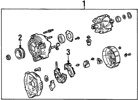 Alternator for 1998 Lexus LS400 #1