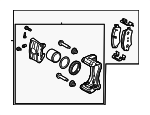 58110GI000 - Brakes: Caliper Assembly for Hyundai Image