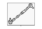 485101PA0A - : Tie Rod Assembly for Nissan: NV1500, NV2500, NV3500, TITAN XD Image