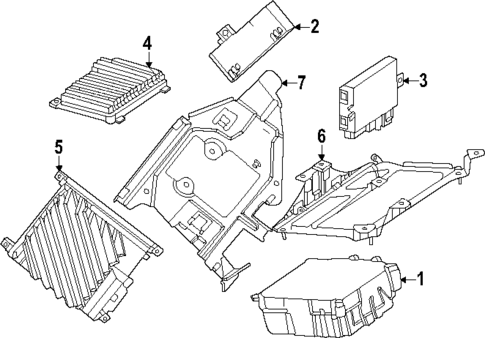 Control Units for 2025 Mercedes-Benz EQE SUV AMG&reg; #1