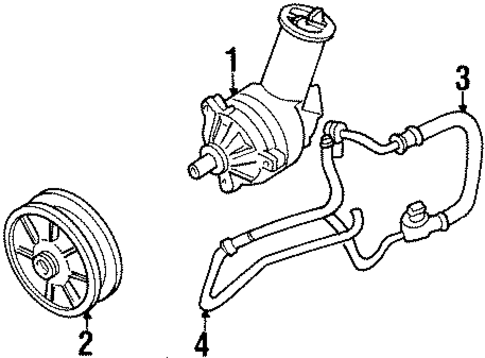 Pump & Hoses for 1995 Ford Ranger #0