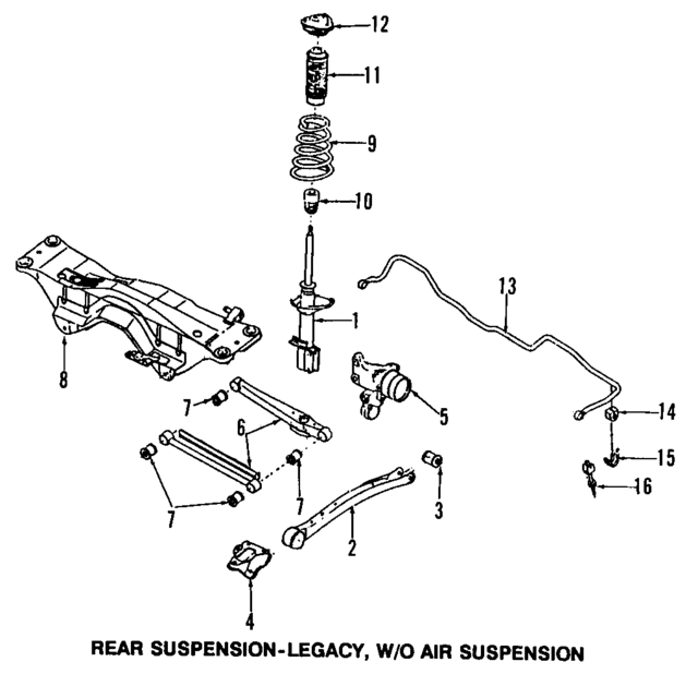 20361FE0309L - : Strut for Subaru Image