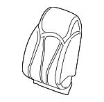 84047785 - : Jet Black Driver Seat Back Cover for Buick: Envision Image