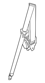 98180303304N13 - : Lap &amp; Shoulder Belt for Porsche: 718 Boxster, 718 Cayman, 718 Spyder, Boxster, Cayman Image