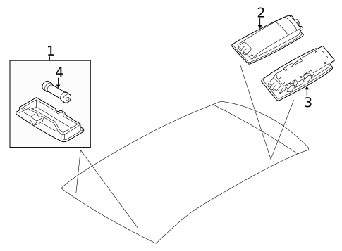 Overhead Lamps for 2015 BMW X4 #0