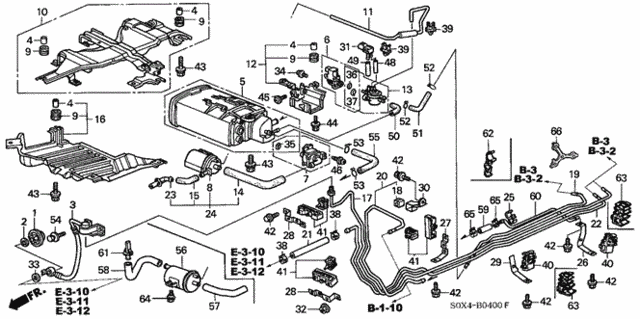 Fuel Pipe (KA)(KC) for 2000 Honda Odyssey #0