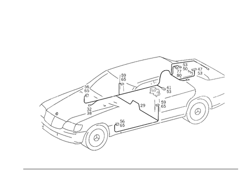 Infra-Red Closing System for 1993 Mercedes-Benz 400SEL #0