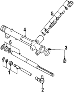 F6SZ3280CA - Steering: Tie Rod for Ford: LTD, Mustang, Thunderbird | Lincoln: Continental, Mark VII | Mercury: Capri, Cougar, Marquis Image