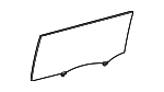 6275008061 - Body: Door Glass for Toyota: Sienna Image