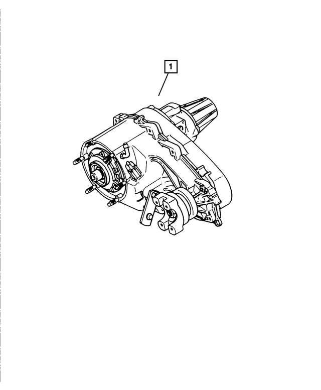 R2853123AE - Transfer Case Model 242 [DHP]: Np242 Transfer Case, Remanufactured for Mopar Image