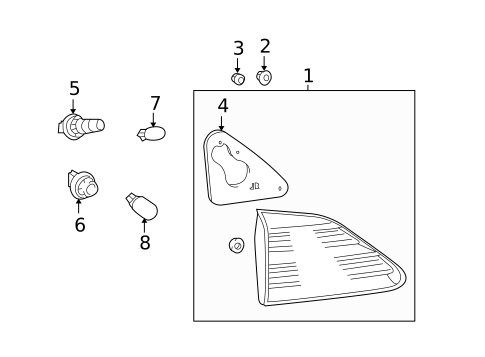 Backup Lamps for 2012 Lexus RX350 #1