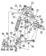 5290277AA - Front Suspension &amp; Drive: Control Arm, Upper Left for Mopar Image