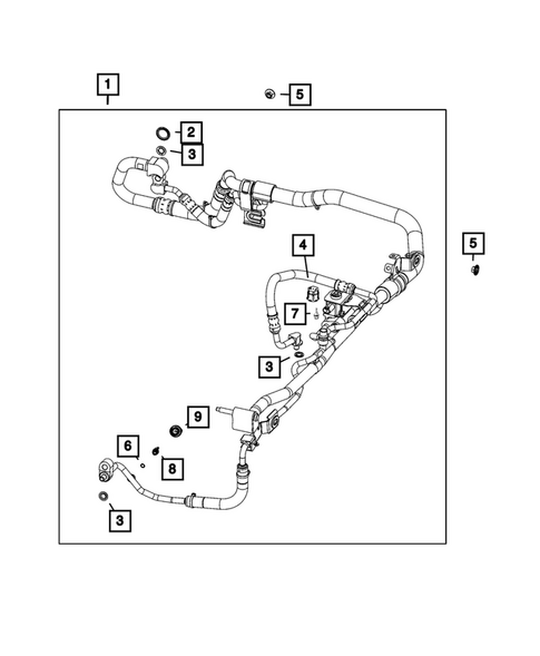 Air Conditioner and Heater Plumbing for 2026 Jeep Gladiator #6