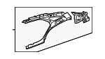 C2D40208 - Body: Inner Quarter Panel for Jaguar Image
