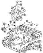 56021384 - Air Conditioning &amp; Heater: Clip for Mopar Image