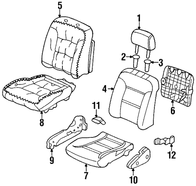 81136SV1A11ZF - : Rear Cover for Honda Image