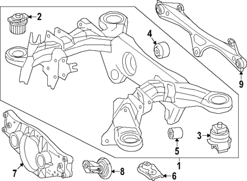 Suspension Mounting for 2025 Mercedes-Benz GLC43 AMG #1