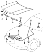 5351016330 - Body: Lock for Toyota Image