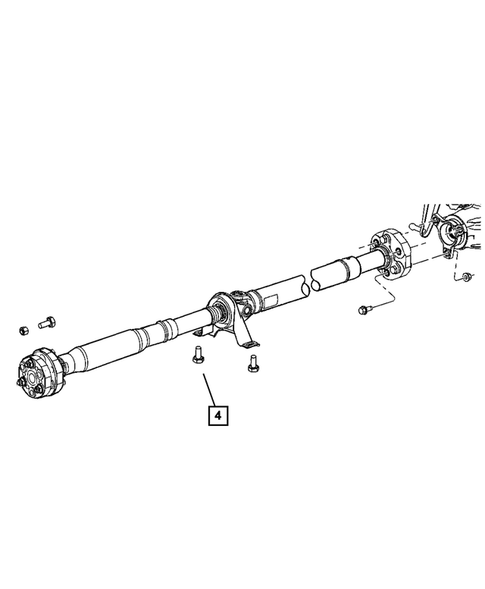 Propeller Shaft for 2006 Dodge Charger #0