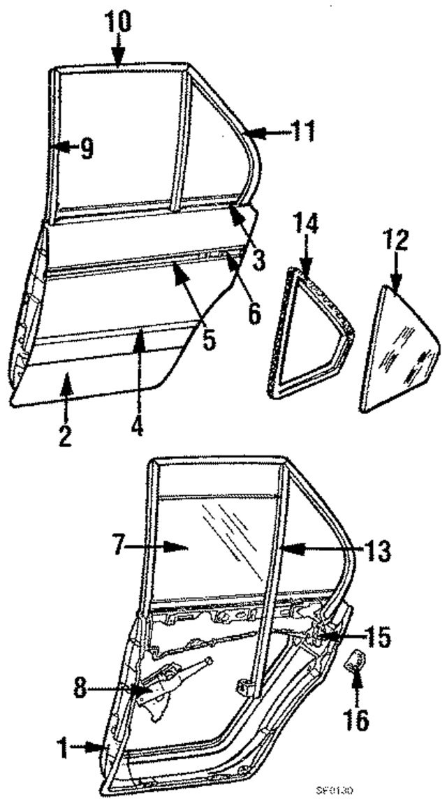 4520945 - Body: Door Shell for Mopar Image