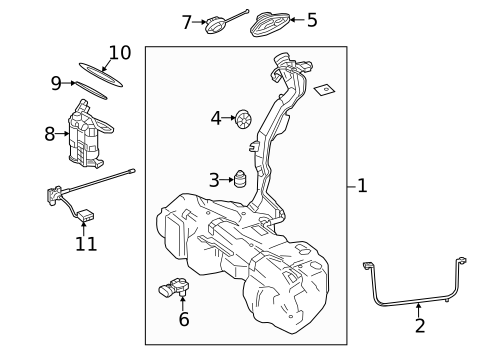 Fuel System Components for 2021 Mercedes-Benz AMG GT 63 S #2