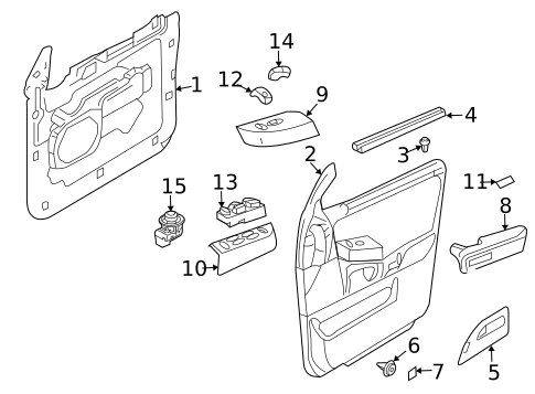 Mirrors for 2015 Ford Expedition #1