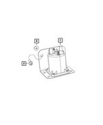 6035723 - Electrical: Hex Nut And Washer for Dodge: Ram 2500, Ram 3500 | Jeep: Cherokee | Ram: 2500, 3500 Image