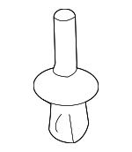 N0385013 - Body: Spoiler Rivet for Volkswagen Image