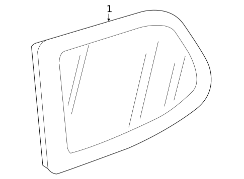 Glass & Hardware for 2009 Volkswagen Rabbit #0