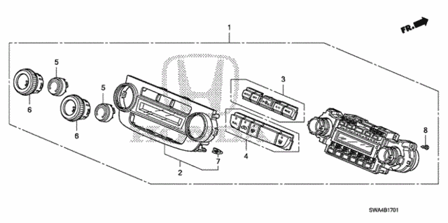 Auto Air Conditioner Control for 2008 Honda CR-V #0
