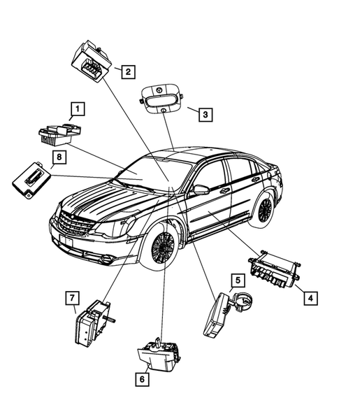 Modules for 2007 Chrysler Sebring #0