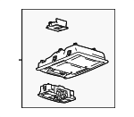 9L3Z18519A70BB - Body: Overhead Console for Ford: F-150 Image