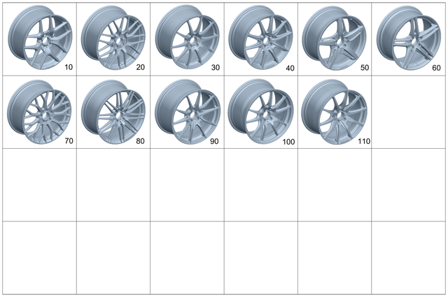 1904012300 - Wheels and Accessories: Spoke Wheel for Mercedes-Benz: AMG GT, AMG GT Black Series, AMG GT C, AMG GT R, AMG GT S Image