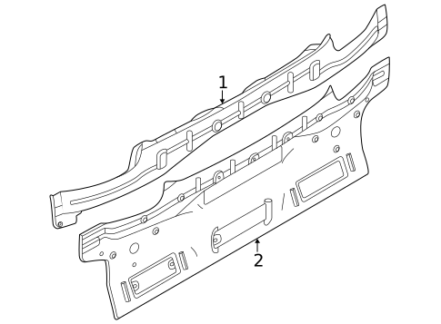 Rear Body for 2025 Fiat 500E #0
