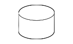 80865TX9A01 - HVAC: A/C Service Valve Cap for Honda Image