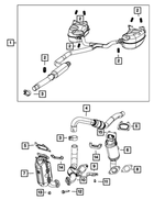 5147031AF - Exhaust: Resonator And Tailpipe Muffler for Mopar Image