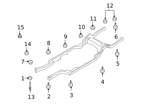 Frame Components for 2011 Ford Crown Victoria #0